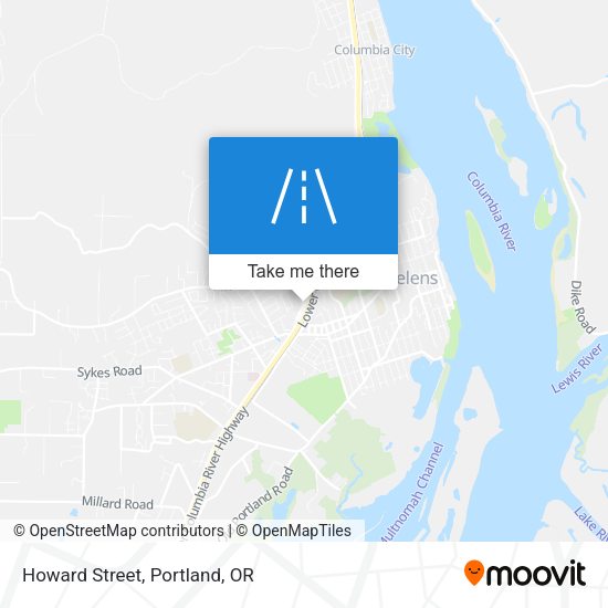 Mapa de Howard Street