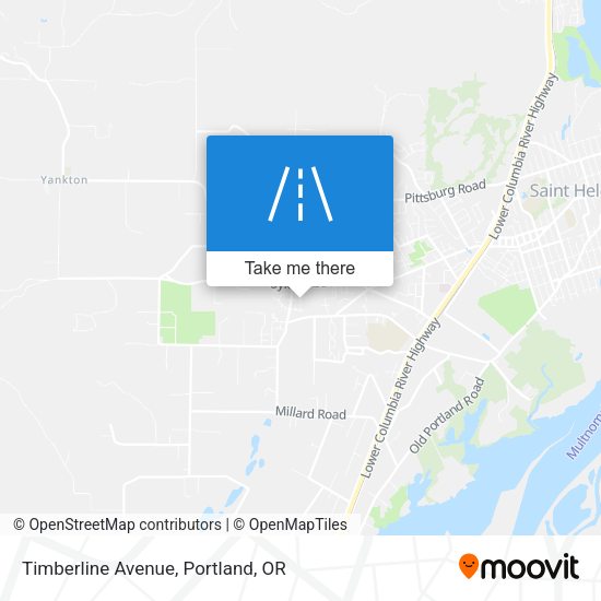 Mapa de Timberline Avenue
