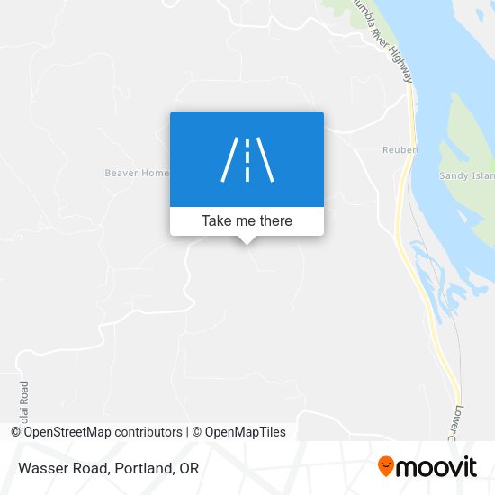 Mapa de Wasser Road