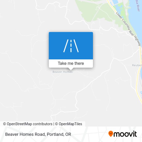 Mapa de Beaver Homes Road