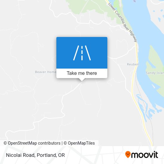Mapa de Nicolai Road