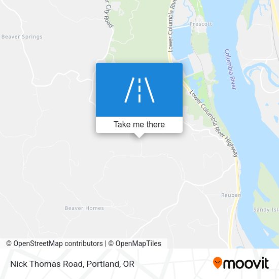 Mapa de Nick Thomas Road
