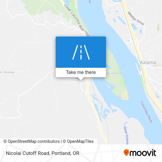 Nicolai Cutoff Road map