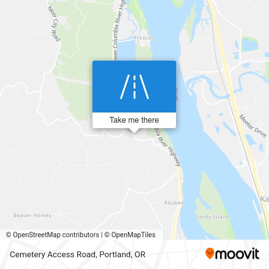 Mapa de Cemetery Access Road