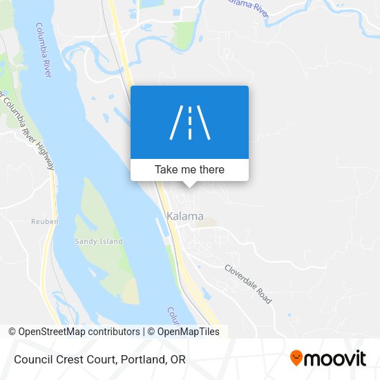 Mapa de Council Crest Court