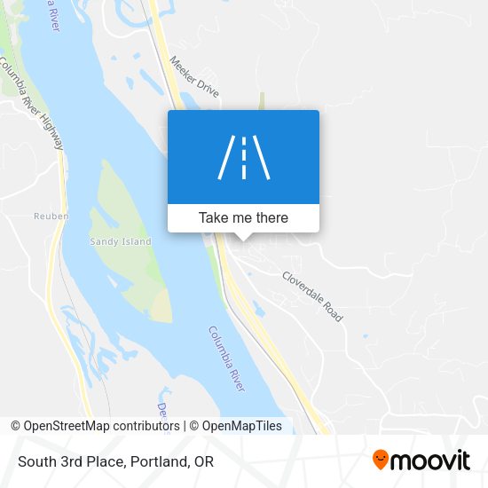 Mapa de South 3rd Place