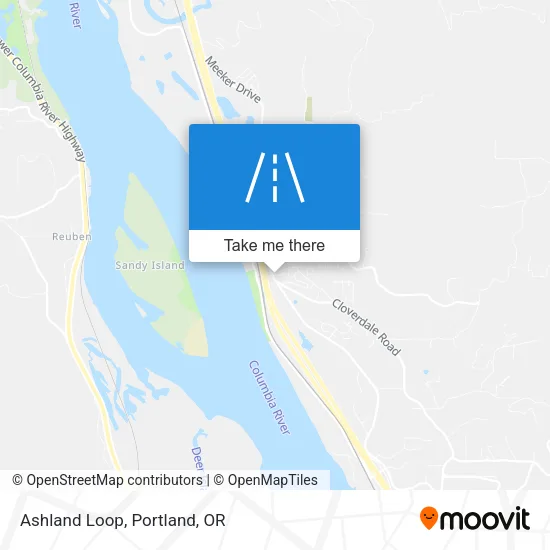 Ashland Loop map