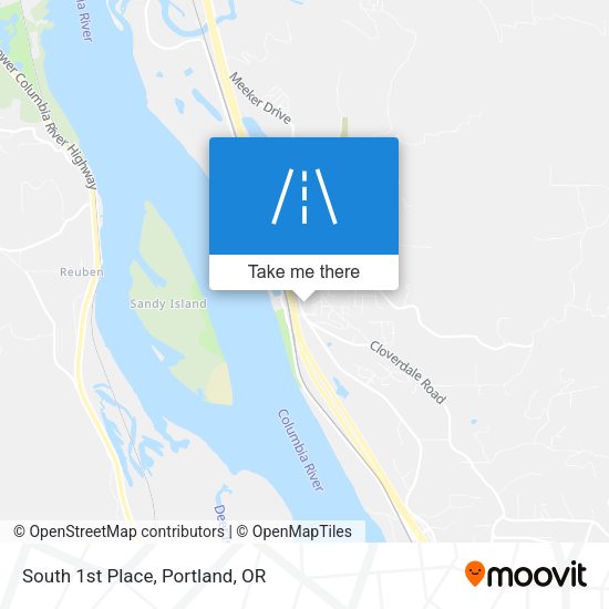 Mapa de South 1st Place