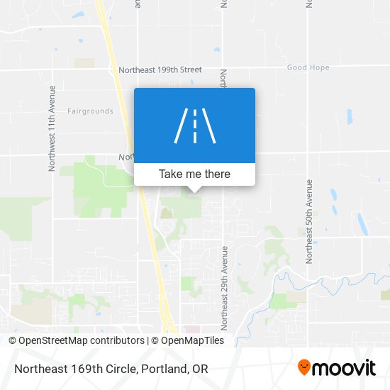 Mapa de Northeast 169th Circle