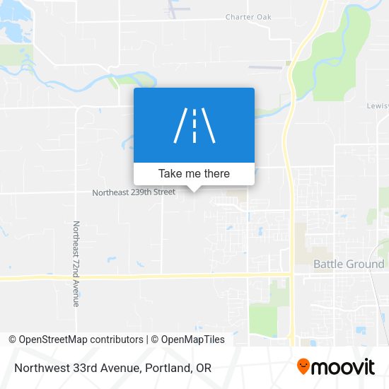 Mapa de Northwest 33rd Avenue