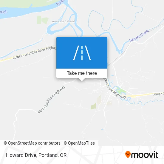 Howard Drive map