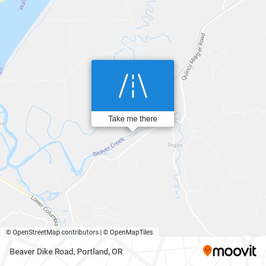 Beaver Dike Road map