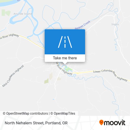 North Nehalem Street map