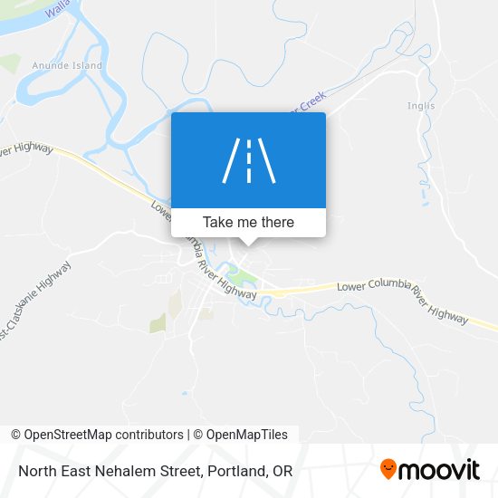 Mapa de North East Nehalem Street