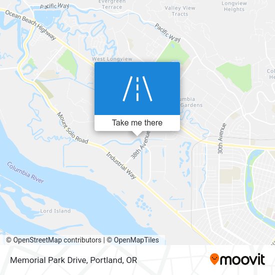 Memorial Park Drive map