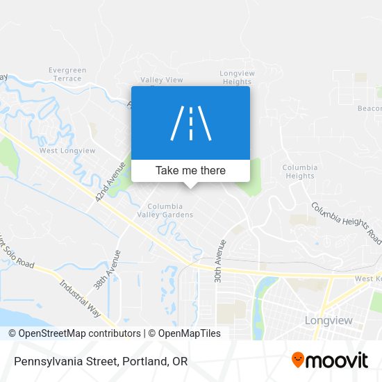 Pennsylvania Street map