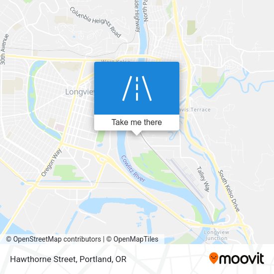 Mapa de Hawthorne Street