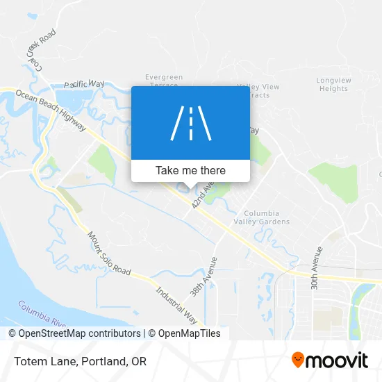 Totem Lane map