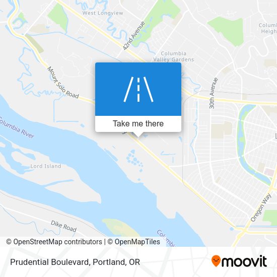 Prudential Boulevard map