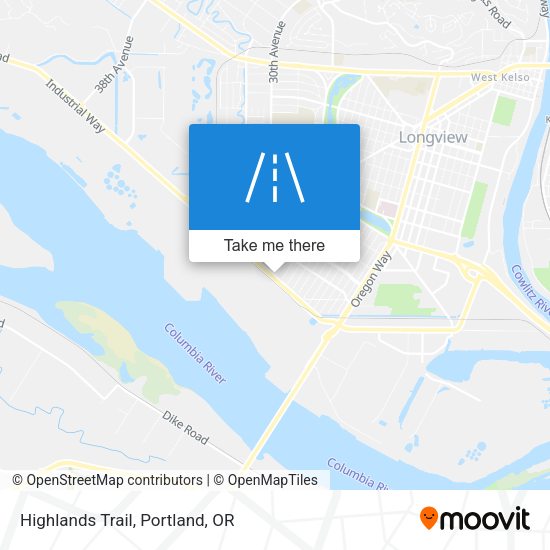 Mapa de Highlands Trail