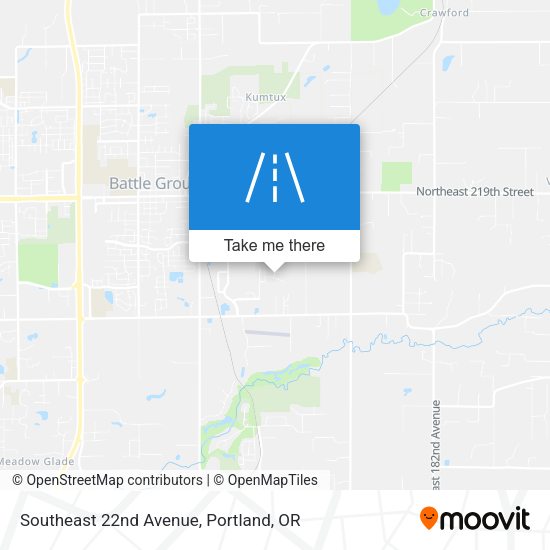 Southeast 22nd Avenue map
