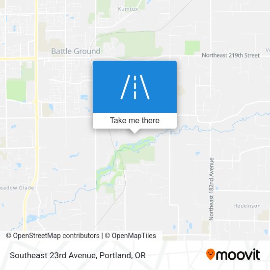Mapa de Southeast 23rd Avenue