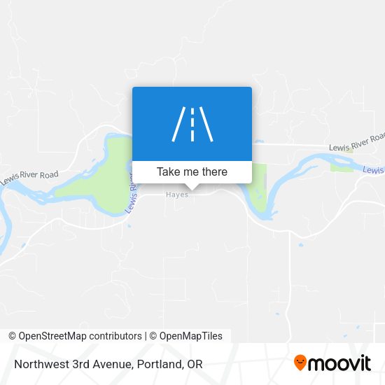 Northwest 3rd Avenue map