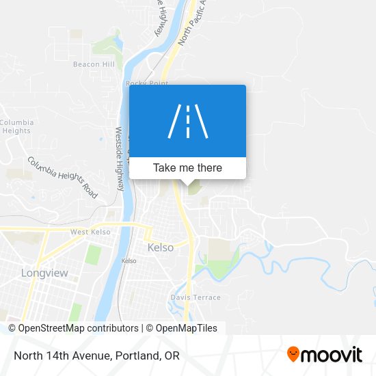 Mapa de North 14th Avenue