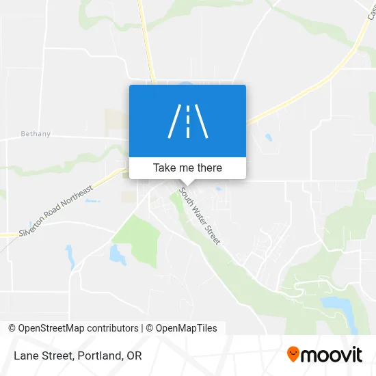 Lane Street map
