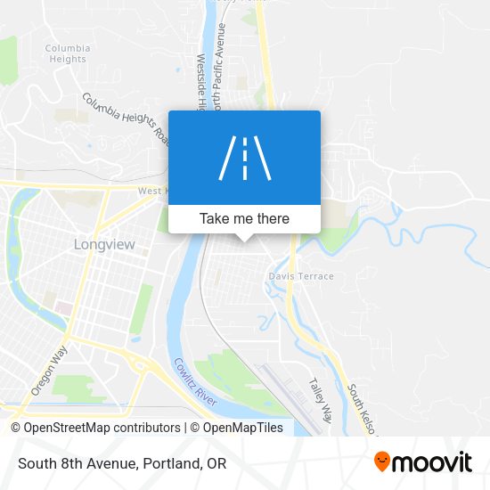 Mapa de South 8th Avenue