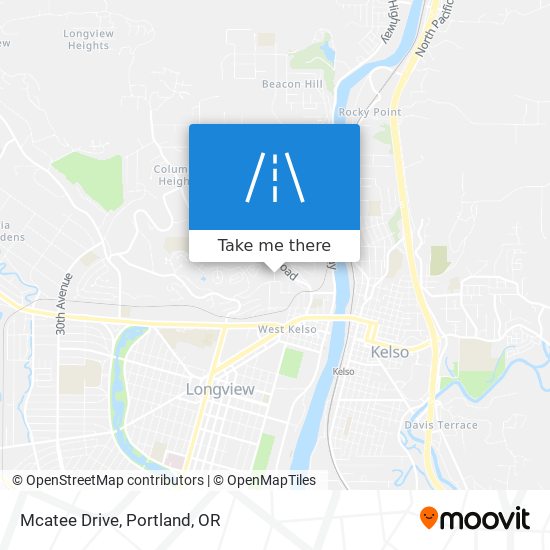 Mcatee Drive map