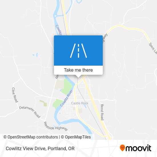 Mapa de Cowlitz View Drive