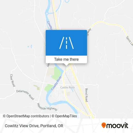Cowlitz View Drive map