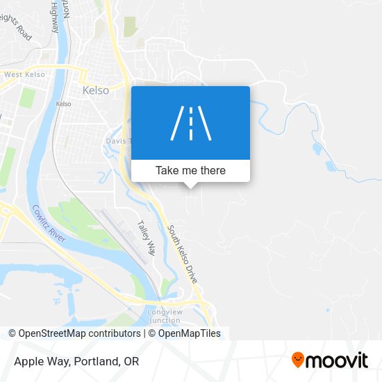 Apple Way map