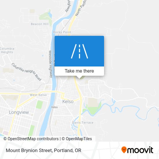 Mapa de Mount Brynion Street