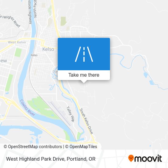 Mapa de West Highland Park Drive