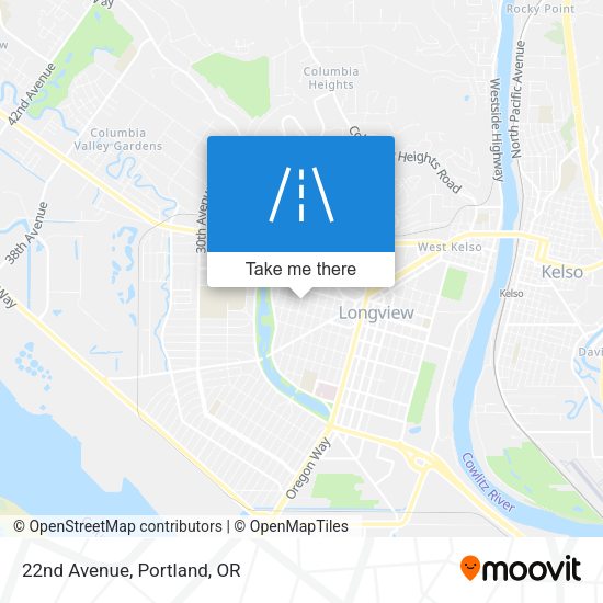 Mapa de 22nd Avenue