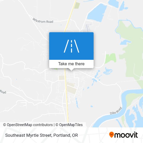 Southeast Myrtle Street map