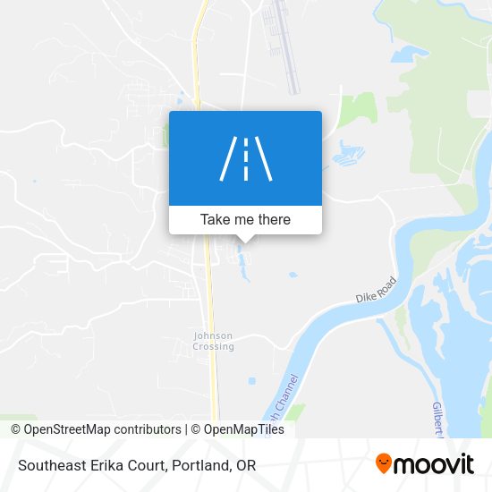 Southeast Erika Court map