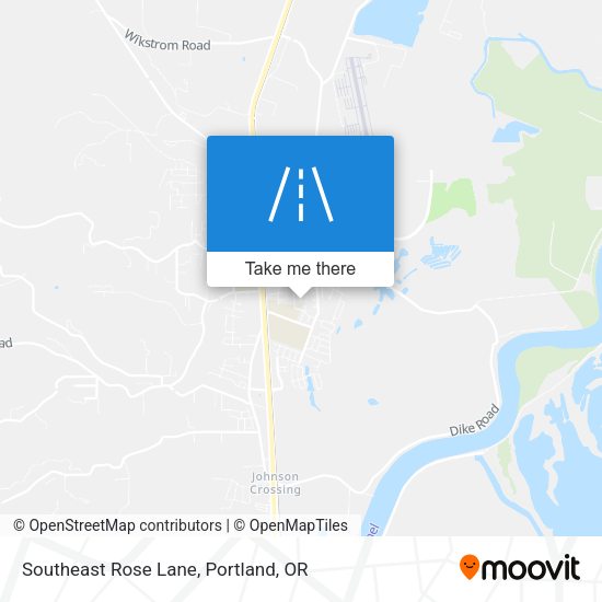 Mapa de Southeast Rose Lane