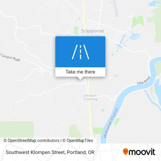 Southwest Klompen Street map