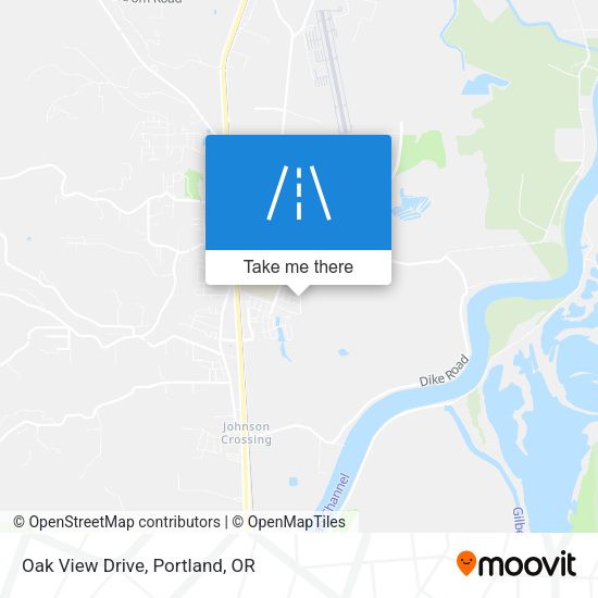 Oak View Drive map