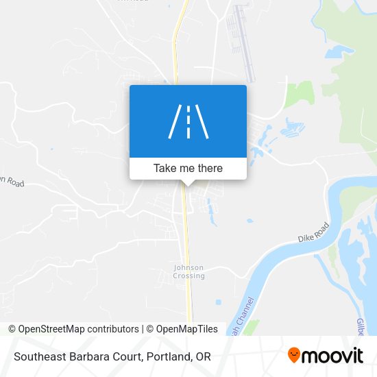 Southeast Barbara Court map