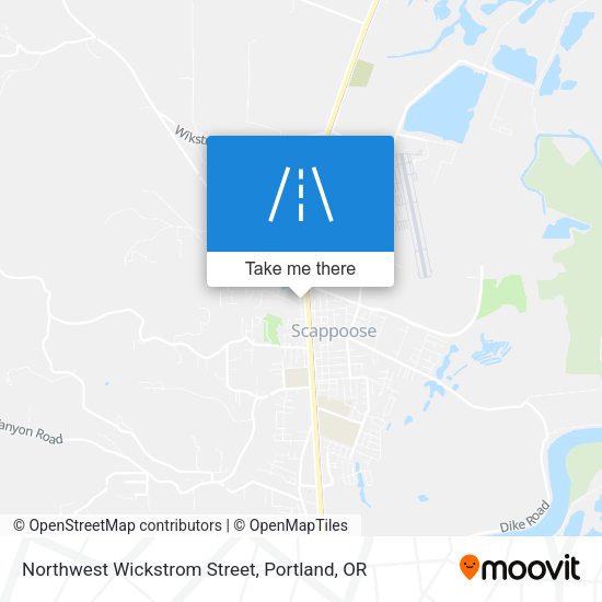 Northwest Wickstrom Street map