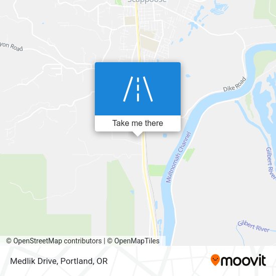 Mapa de Medlik Drive