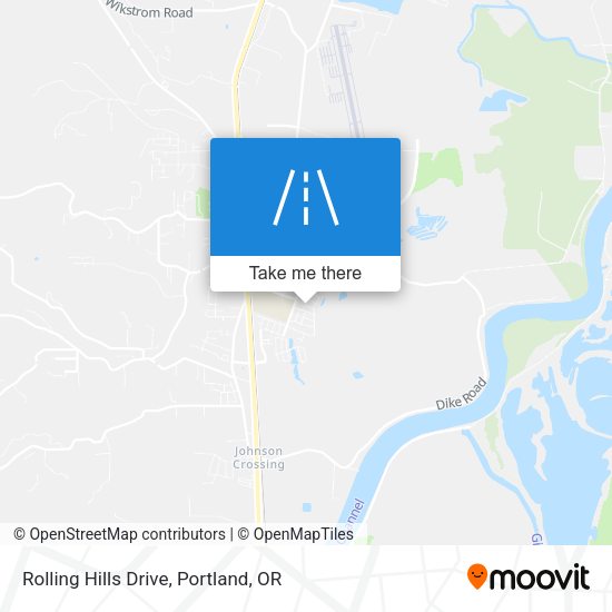 Rolling Hills Drive map