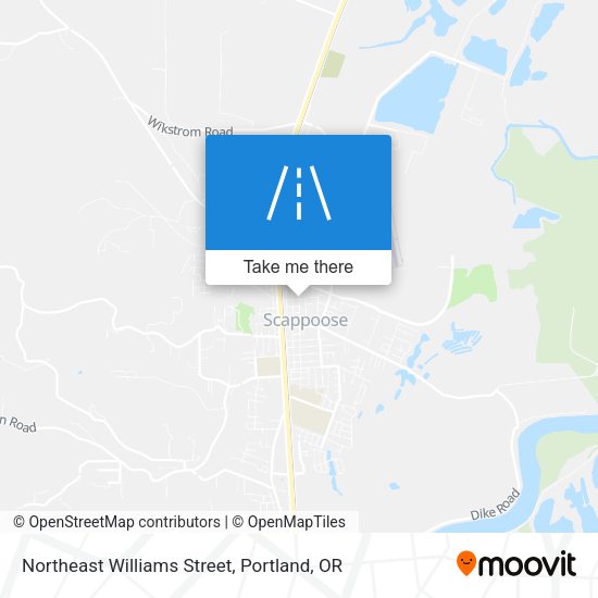 Northeast Williams Street map