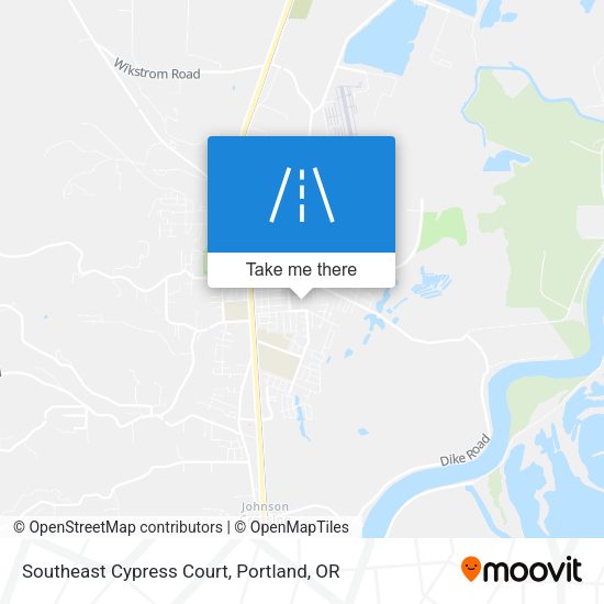 Mapa de Southeast Cypress Court