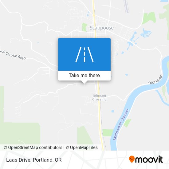 Mapa de Laas Drive