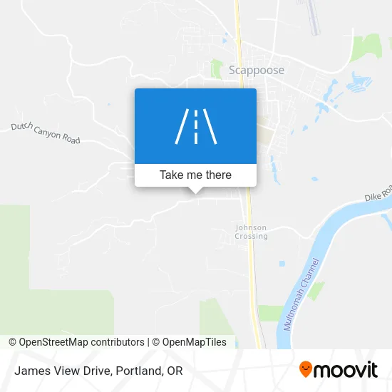 James View Drive map